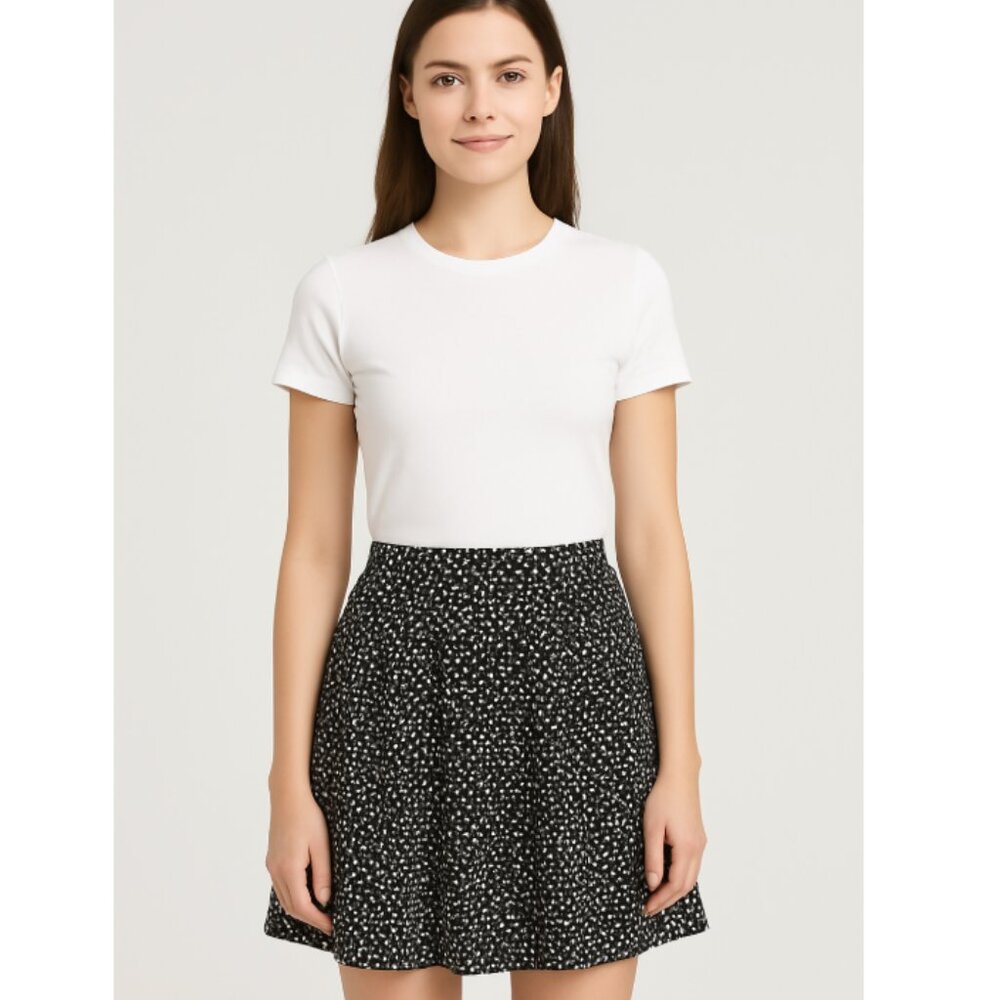 Primi Heart Print Skirt Size Small EUC